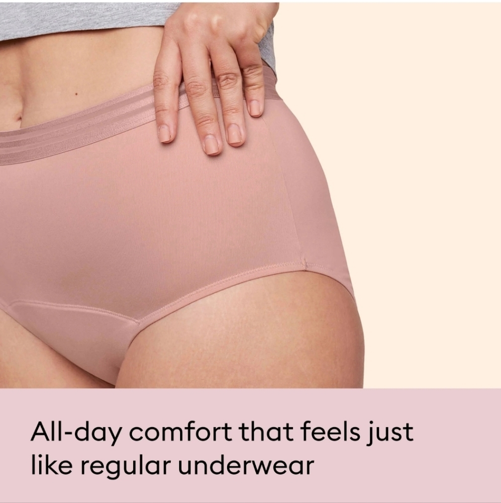 Thinx absorbent underwear,for All leak ,washable, reusable, S